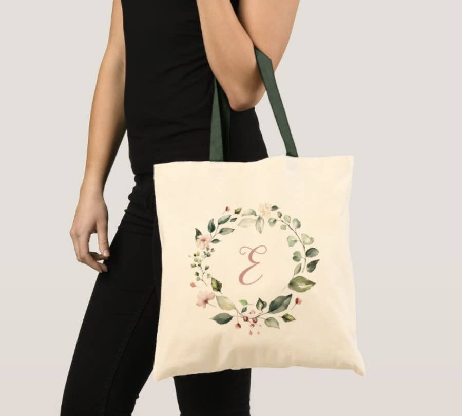11 Personalized Tote Bag Bridesmaid Gift Cheer Dance Monogrammed Embroidered 